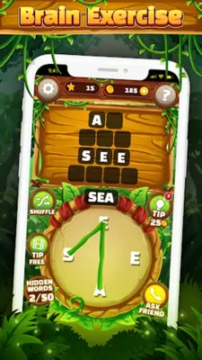 Word Jungle Word Games Puzzle android App screenshot 10