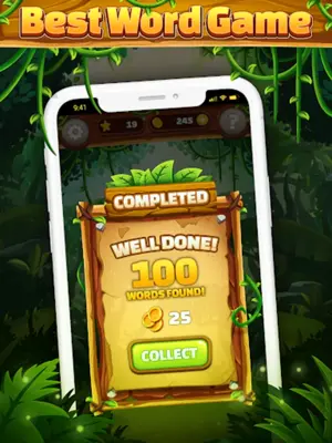 Word Jungle Word Games Puzzle android App screenshot 1