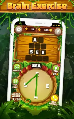 Word Jungle Word Games Puzzle android App screenshot 6